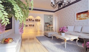 田园风客厅模型